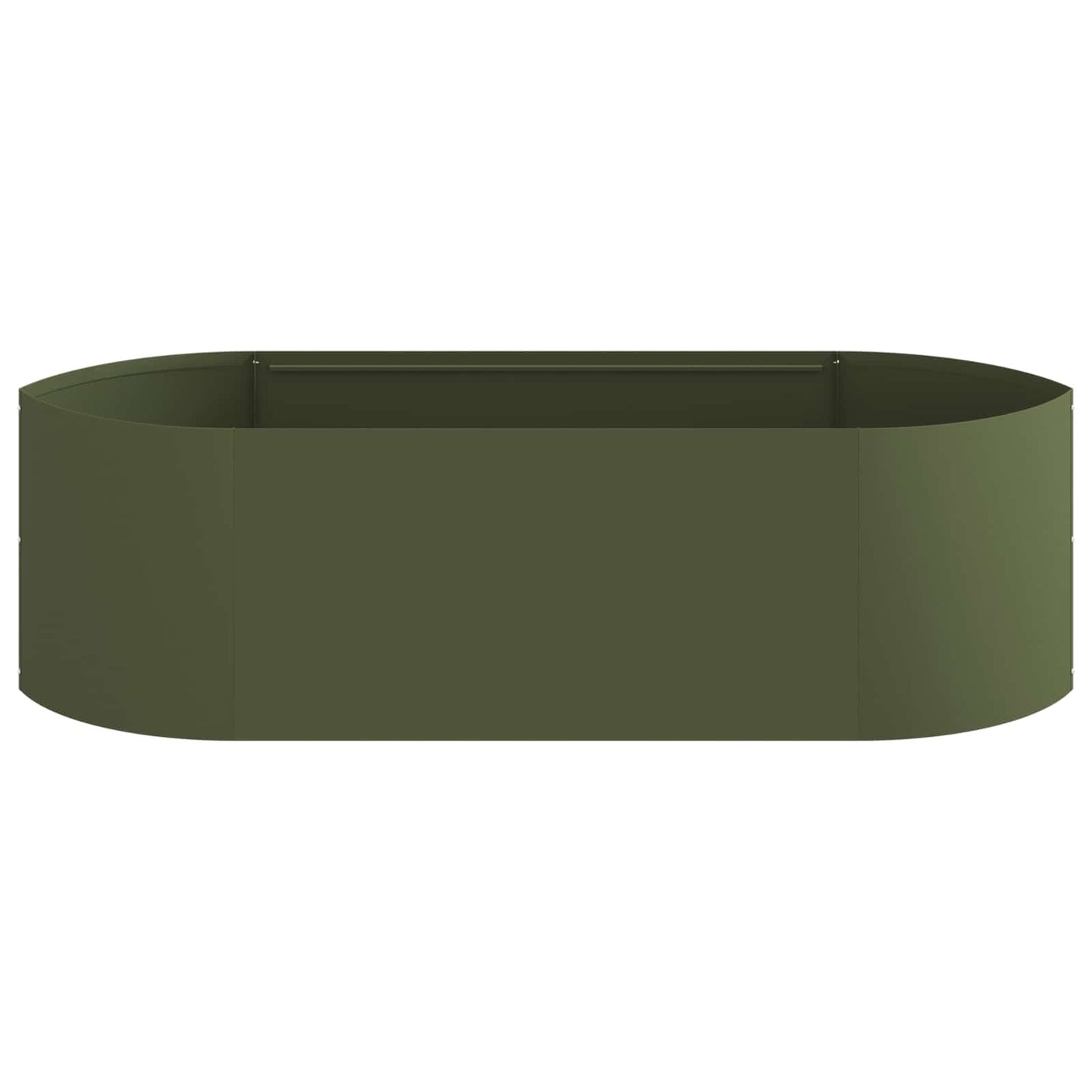 vidaXL Raised Garden Bed Olive Green 140 x 40x 40 cm Steel