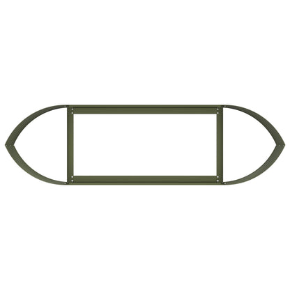 vidaXL Raised Garden Bed Olive Green 140 x 40x 40 cm Steel
