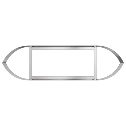 vidaXL Raised Garden Bed Stainless Steel 140 x 40x 40 cm Steel