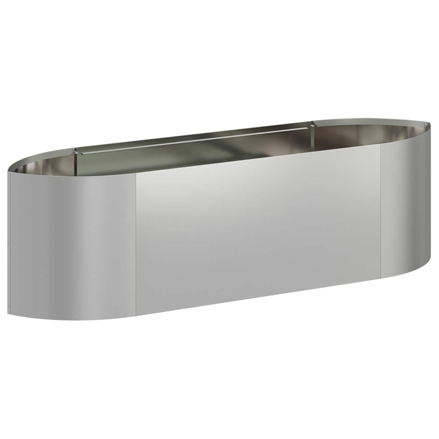 vidaXL Raised Garden Bed Galvanised Steel 140 x 40x 40 cm Steel