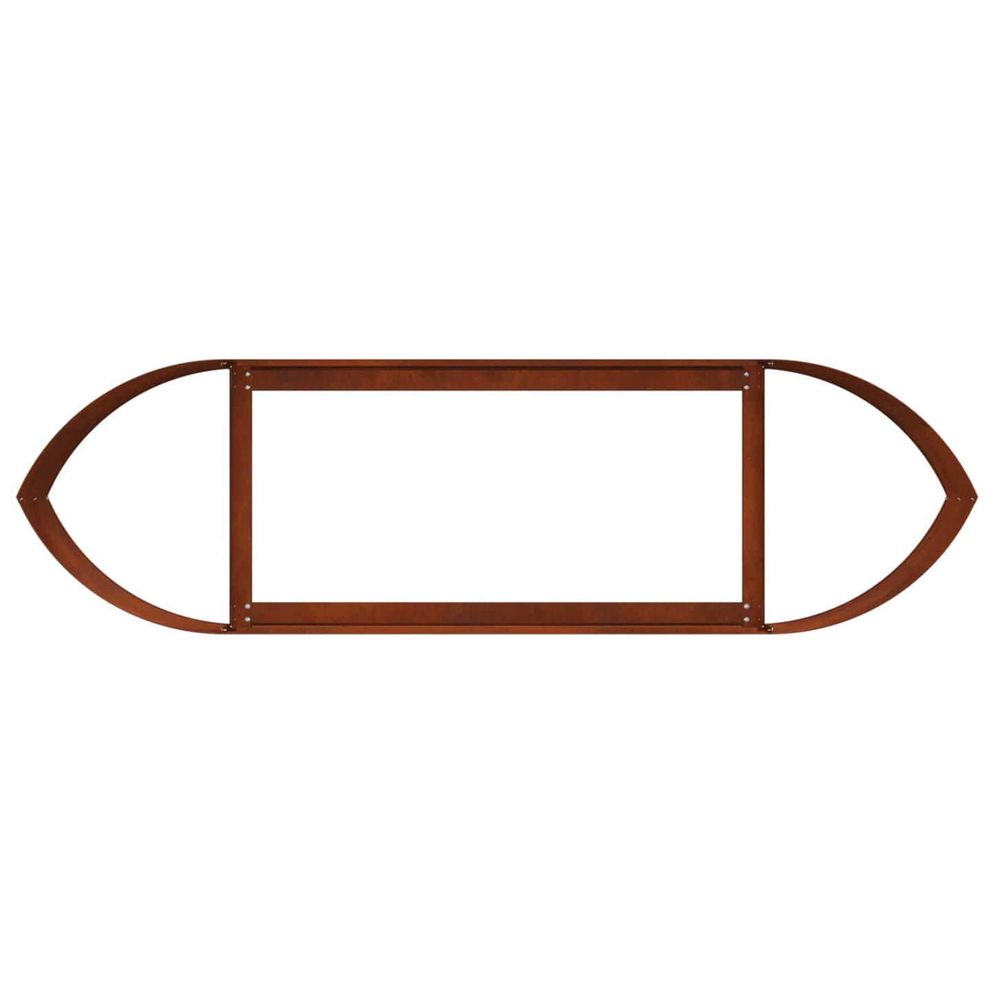 vidaXL Raised Garden Bed Weathering Steel 140 x 40x 40 cm Steel