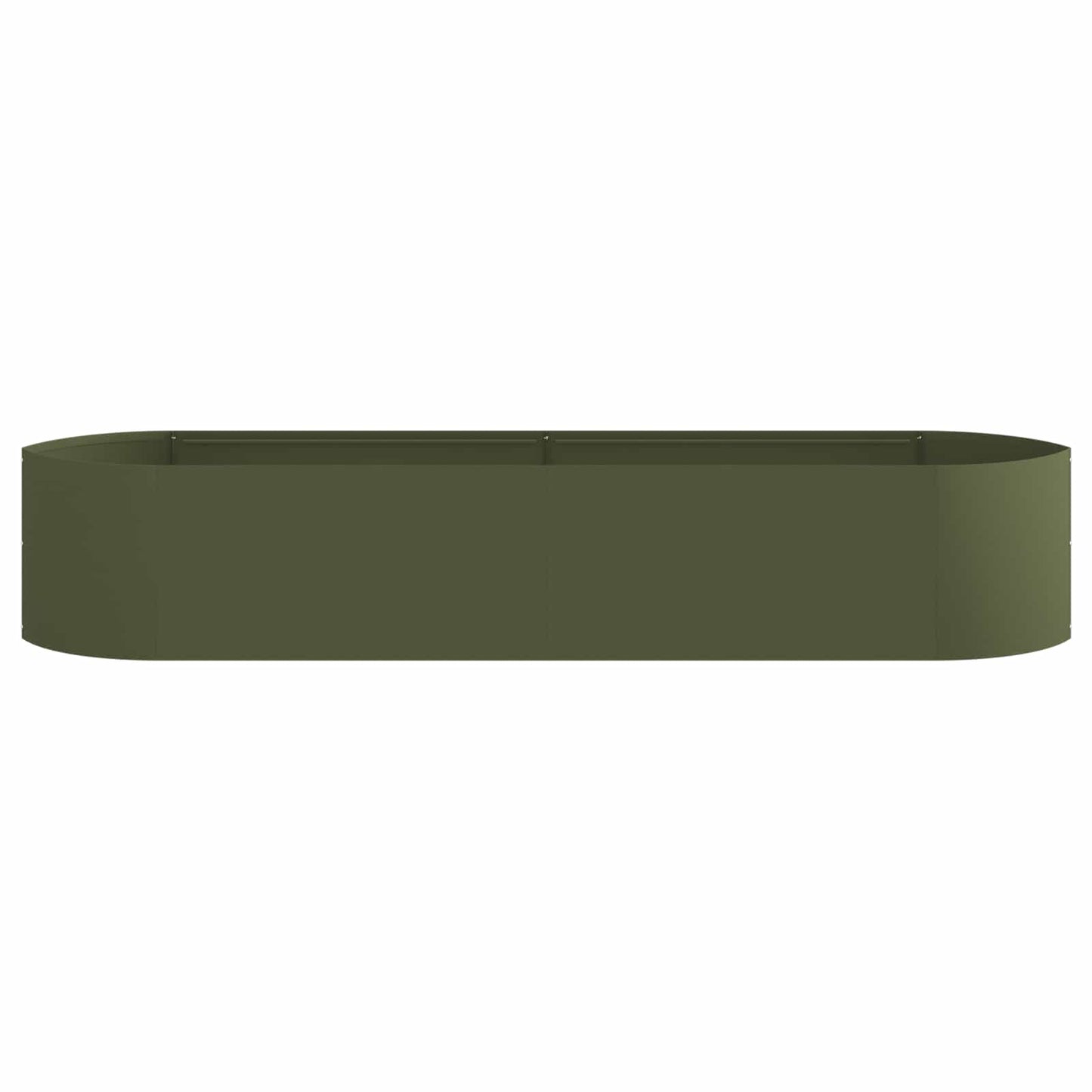 vidaXL Raised Garden Bed Olive Green 220 x 40x 40 cm Steel