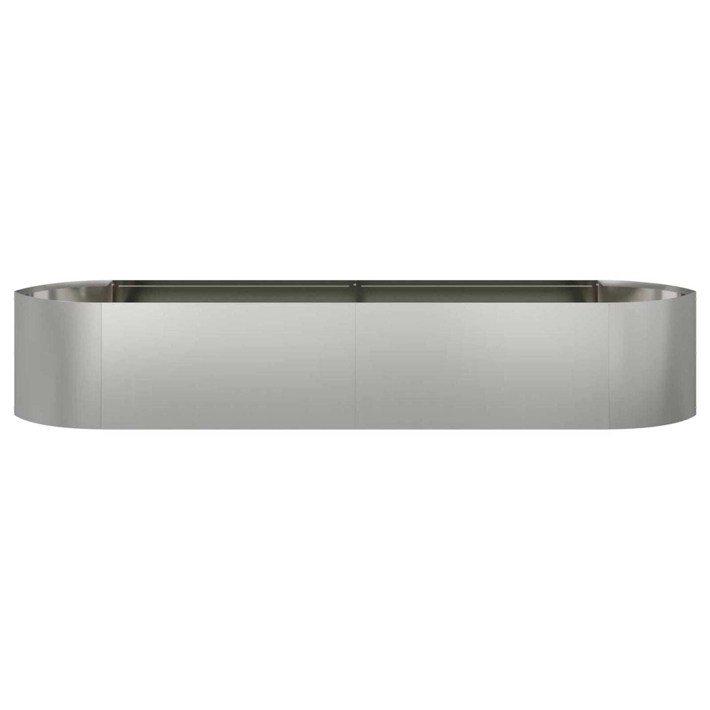 vidaXL Raised Garden Bed Galvanised Steel 220 x 40x 40 cm Steel