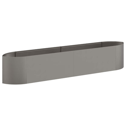 vidaXL Raised Garden Bed Weathering Steel 220 x 40x 40 cm Steel