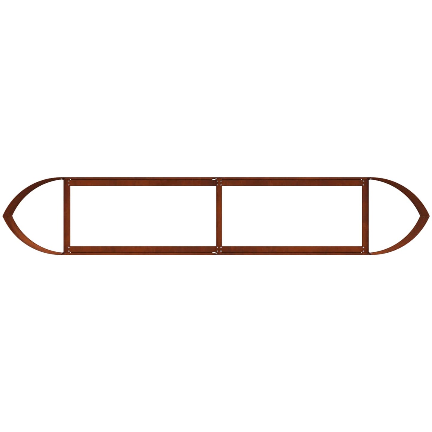 vidaXL Raised Garden Bed Weathering Steel 220 x 40x 40 cm Steel