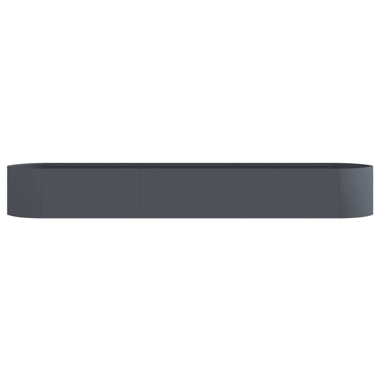 vidaXL Raised Garden Bed Anthracite 300 x 40x 40 cm Steel