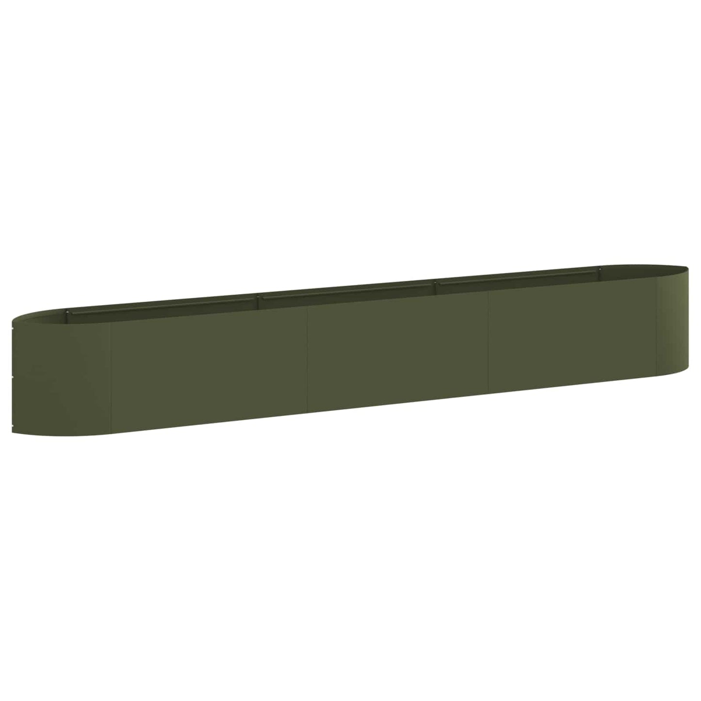 vidaXL Raised Garden Bed Olive Green 300 x 40x 40 cm Steel