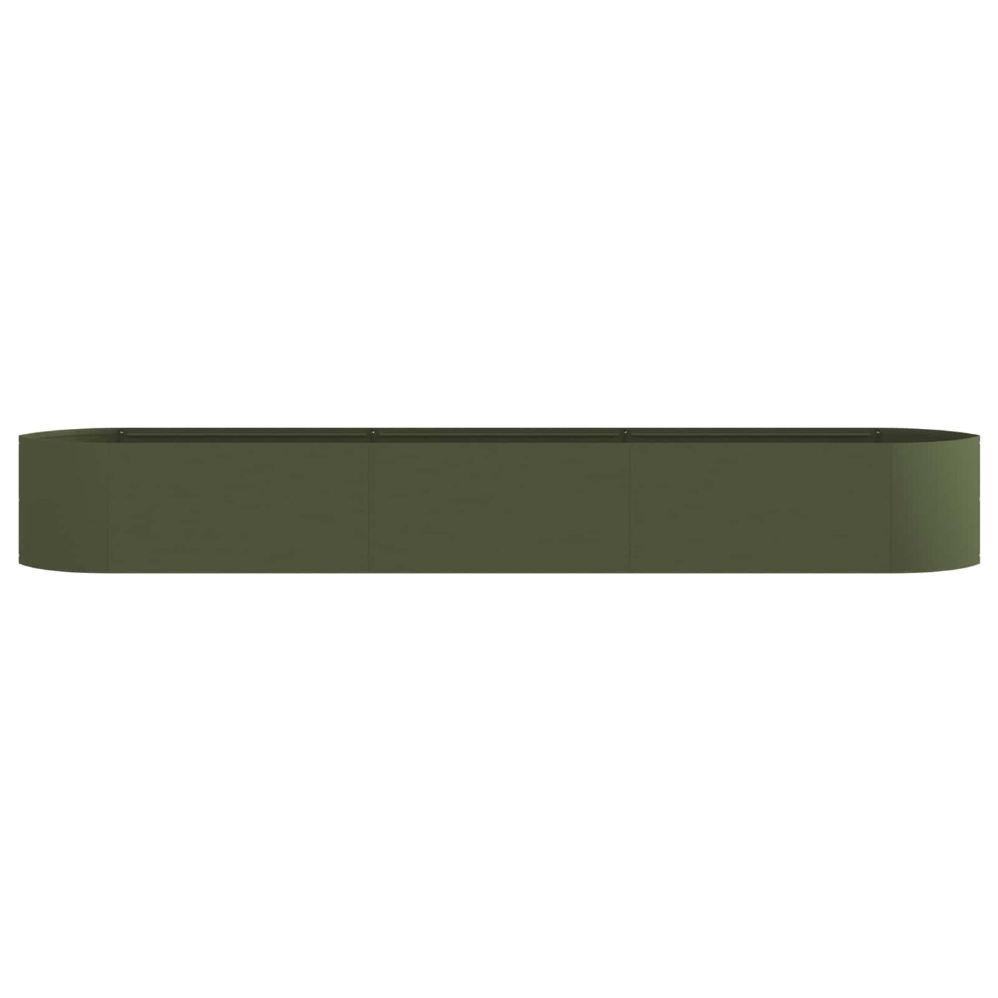 vidaXL Raised Garden Bed Olive Green 300 x 40x 40 cm Steel