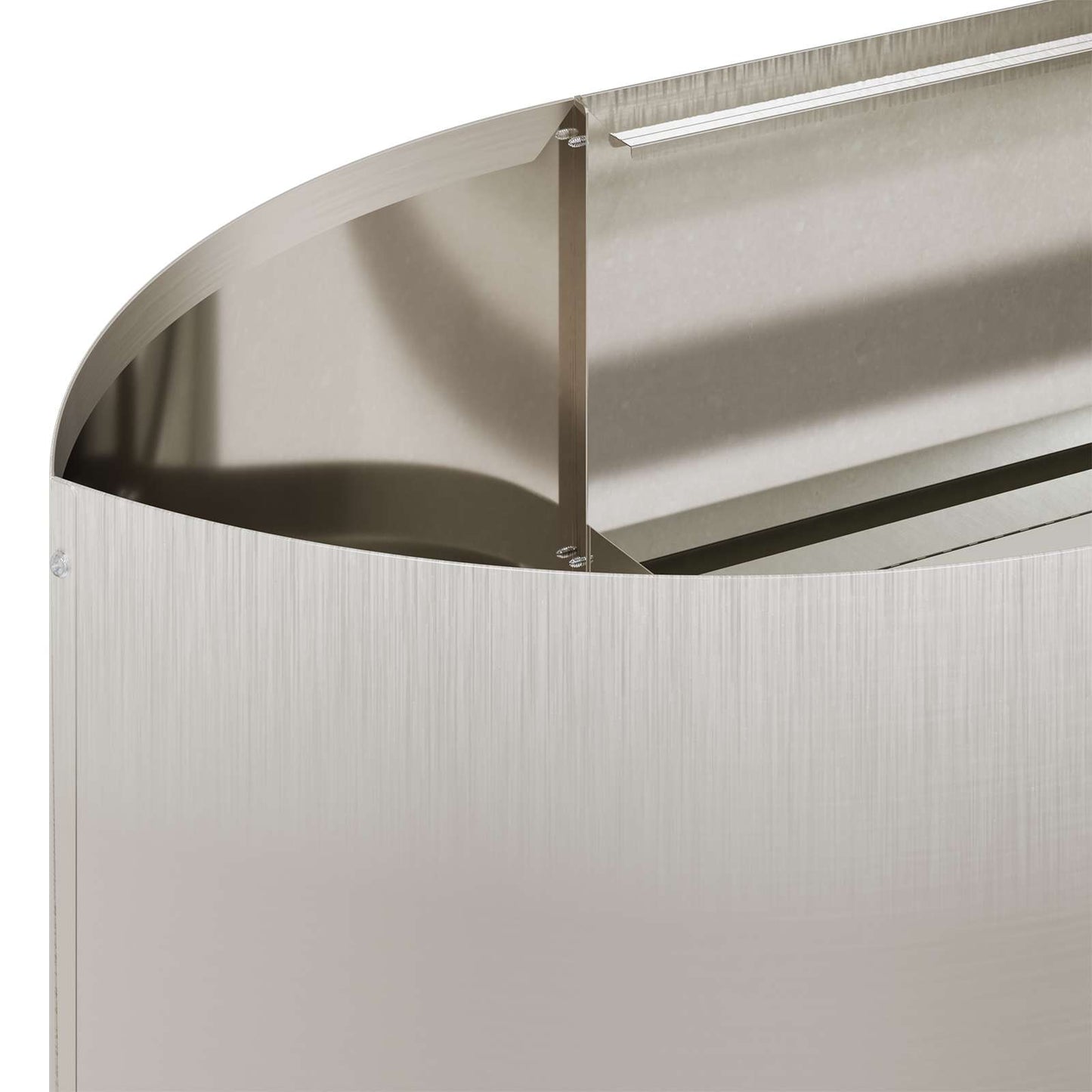 vidaXL Raised Garden Bed Stainless Steel 300 x 40x 40 cm Steel