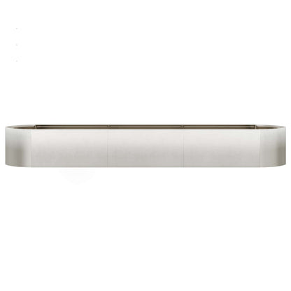 vidaXL Raised Garden Bed Stainless Steel 300 x 40x 40 cm Steel