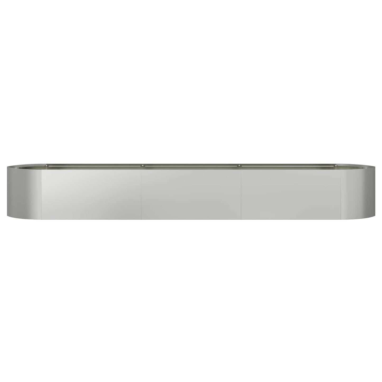vidaXL Raised Garden Bed Galvanised Steel 300 x 40x 40 cm Steel
