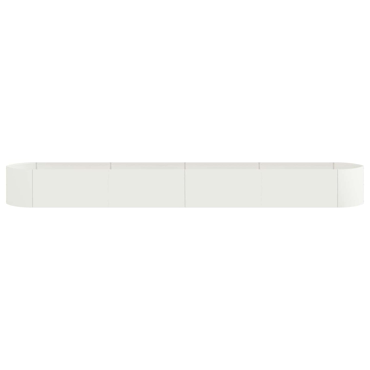 vidaXL Raised Garden Bed White 380 x 40x 40 cm Steel