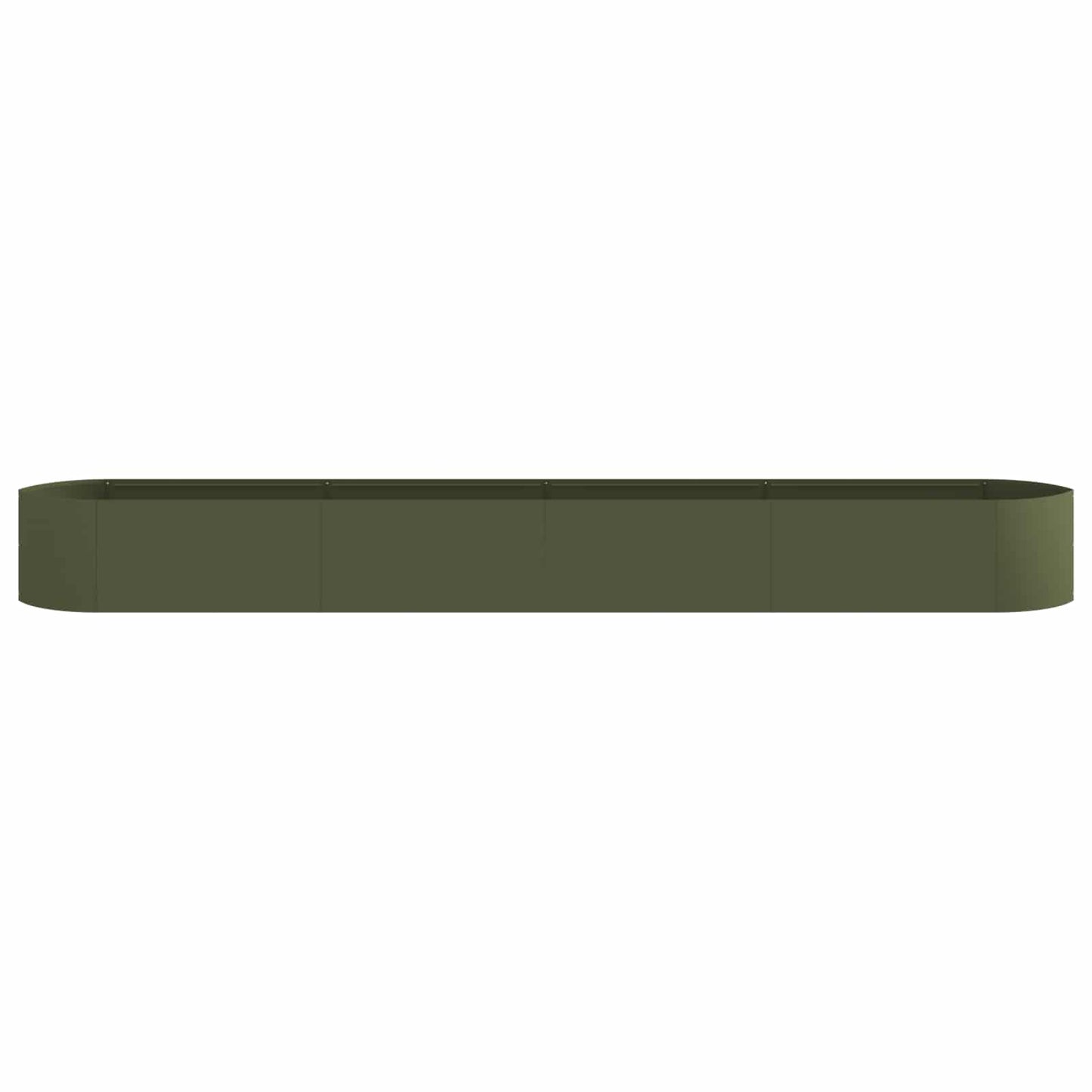 vidaXL Raised Garden Bed Olive Green 380 x 40x 40 cm Steel