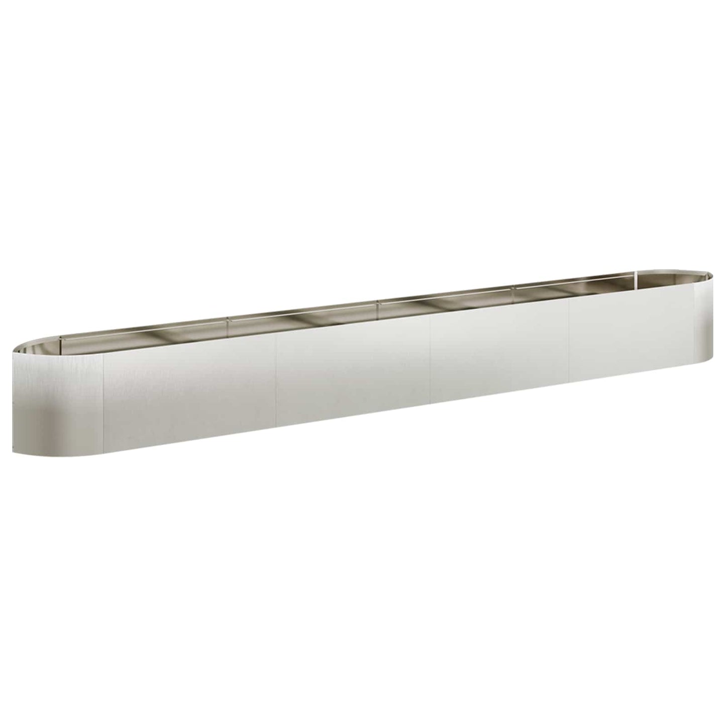 vidaXL Raised Garden Bed Stainless Steel 380 x 40x 40 cm Steel