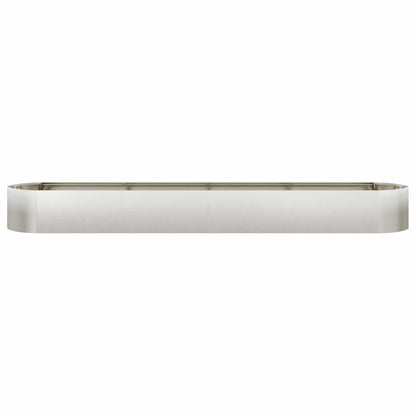vidaXL Raised Garden Bed Stainless Steel 380 x 40x 40 cm Steel