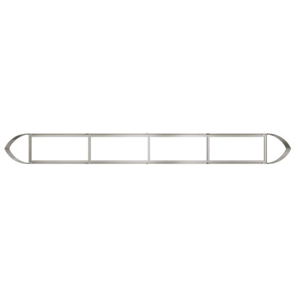 vidaXL Raised Garden Bed Stainless Steel 380 x 40x 40 cm Steel