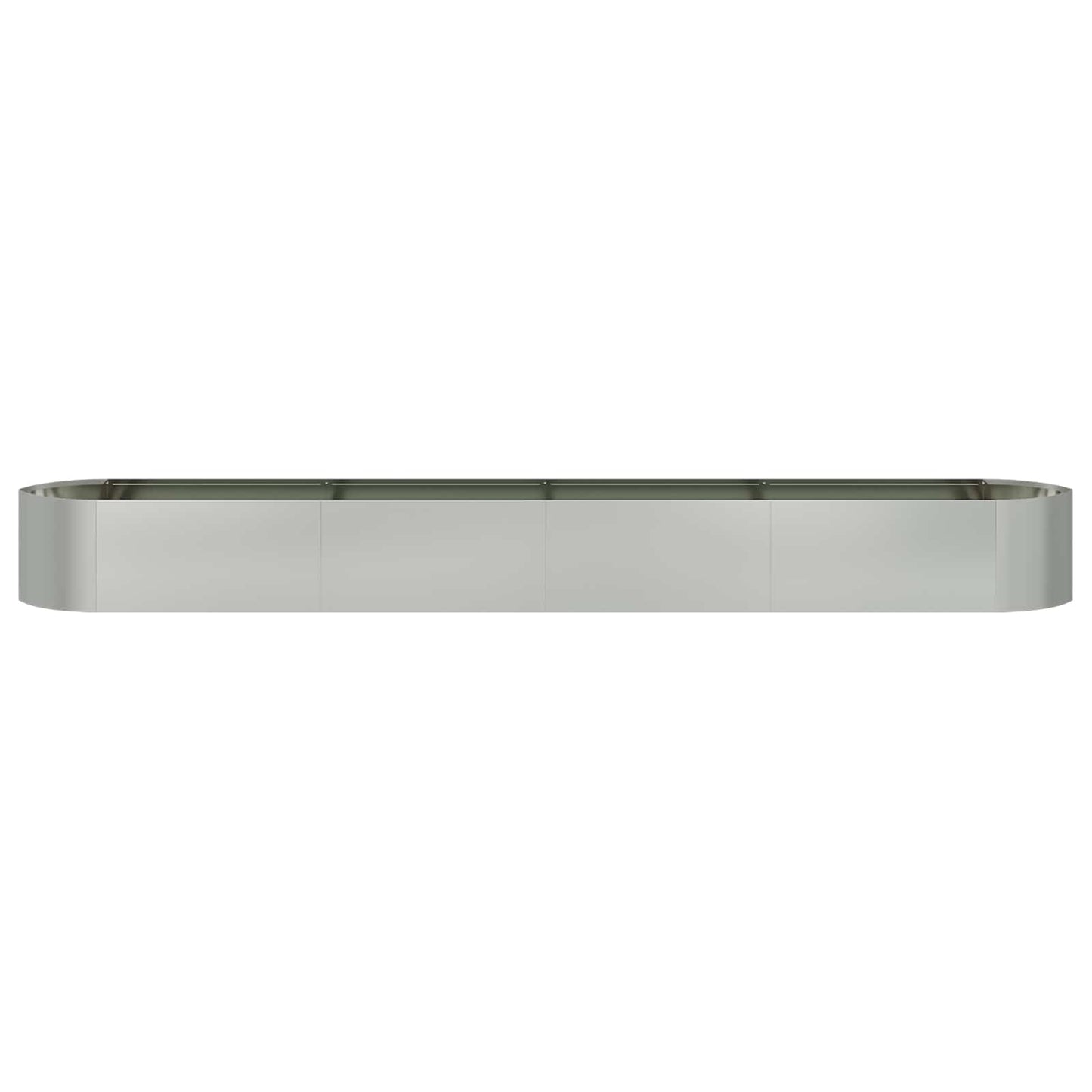 vidaXL Raised Garden Bed Galvanised Steel 380 x 40x 40 cm Steel