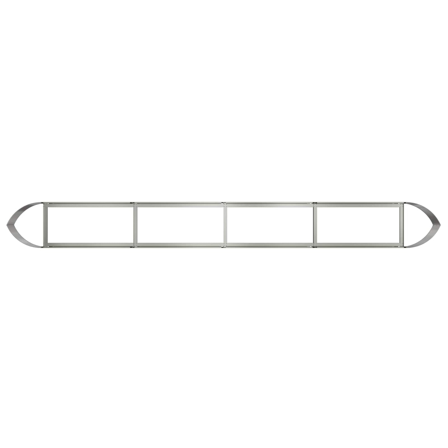 vidaXL Raised Garden Bed Galvanised Steel 380 x 40x 40 cm Steel