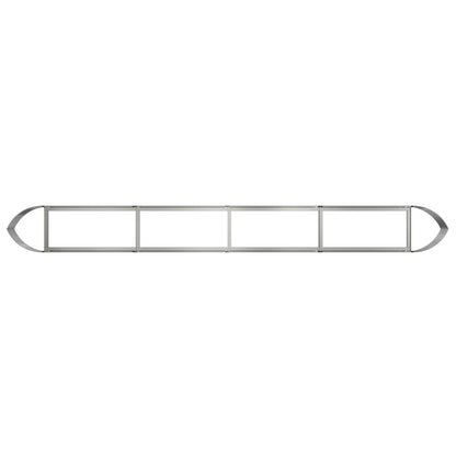 vidaXL Raised Garden Bed Galvanised Steel 380 x 40x 40 cm Steel