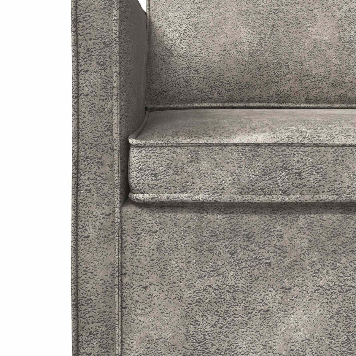 vidaXL Armchair Light Grey 70 x 81 x 82 cm Faux Suede Fabric
