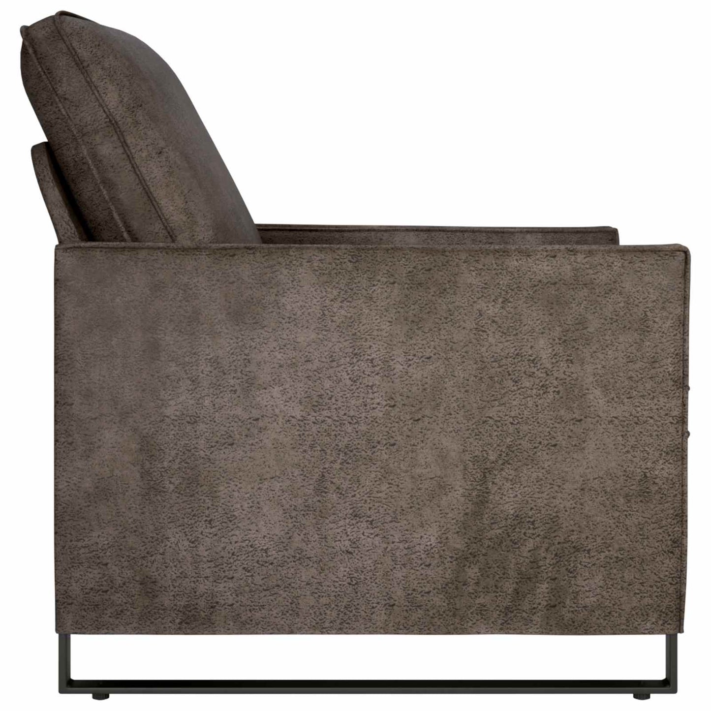 vidaXL Single Sofa Dark Grey 70 x 81 x 82 cm Faux Suede Fabric
