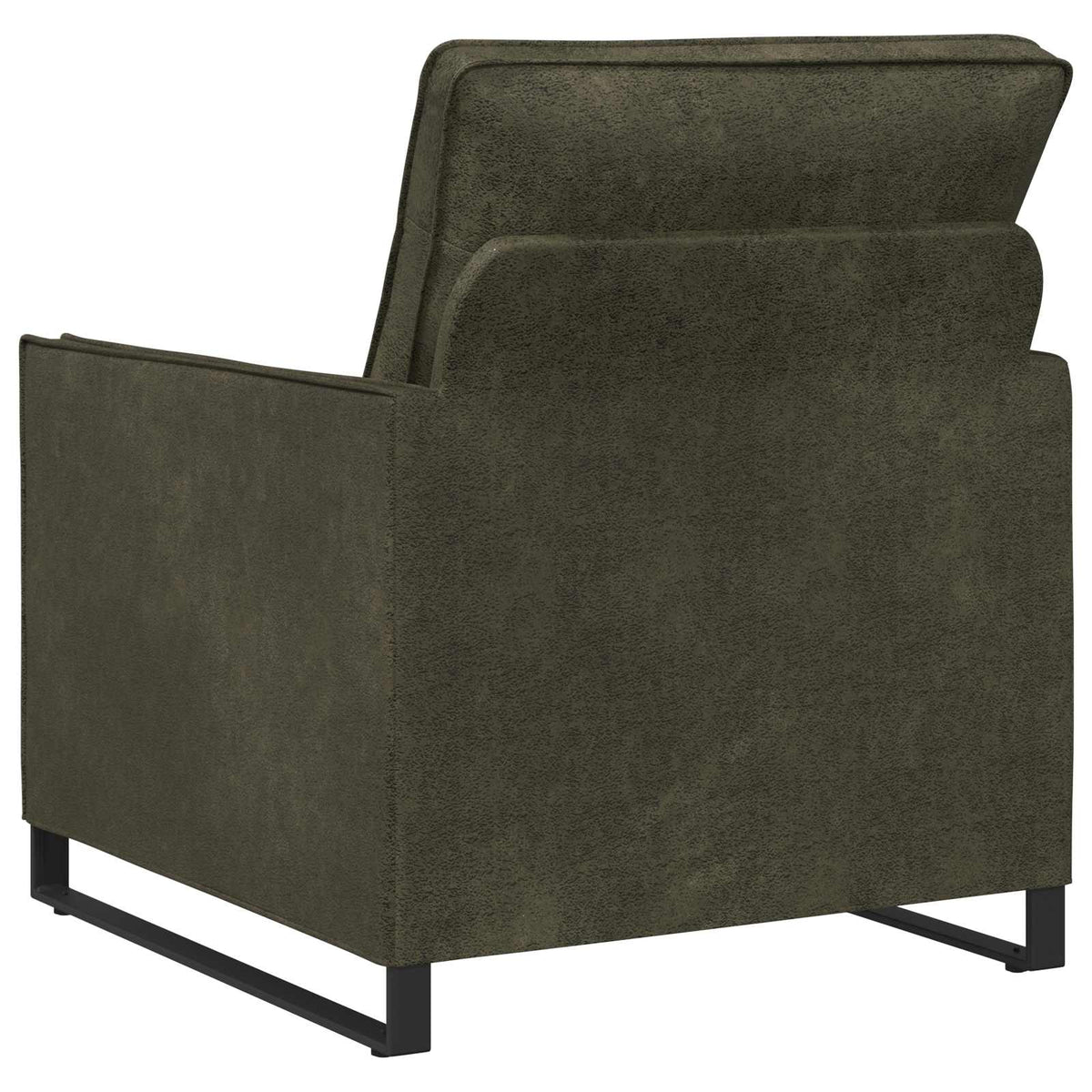 vidaXL Armchair Army Green 70 x 81 x 82 cm Faux Suede Fabric