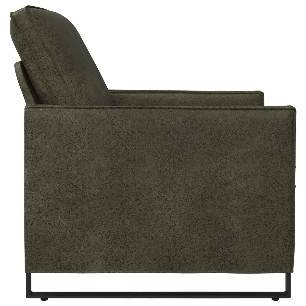 vidaXL Armchair Army Green 70 x 81 x 82 cm Faux Suede Fabric