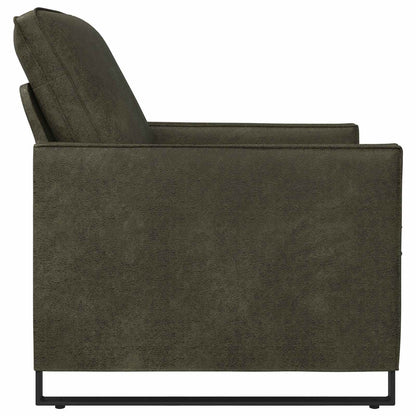vidaXL Armchair Army Green 70 x 81 x 82 cm Faux Suede Fabric