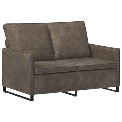 vidaXL 2 Seater Sofa Dark Grey 130 x 81 x 82 cm Faux Suede Fabric