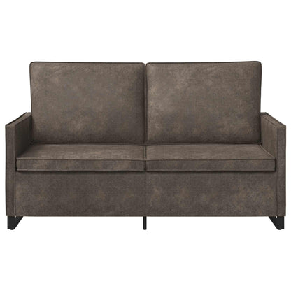 vidaXL 2 Seater Sofa Dark Grey 150 x 81 x 82 cm Faux Suede Fabric