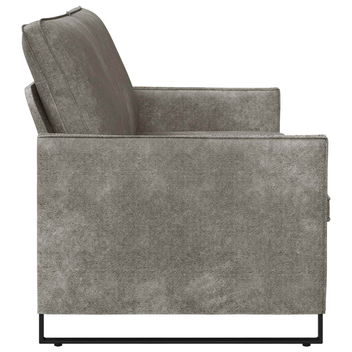 vidaXL 3 Seater Sofa Light Grey 190 x 81 x 82 cm Faux Suede Fabric