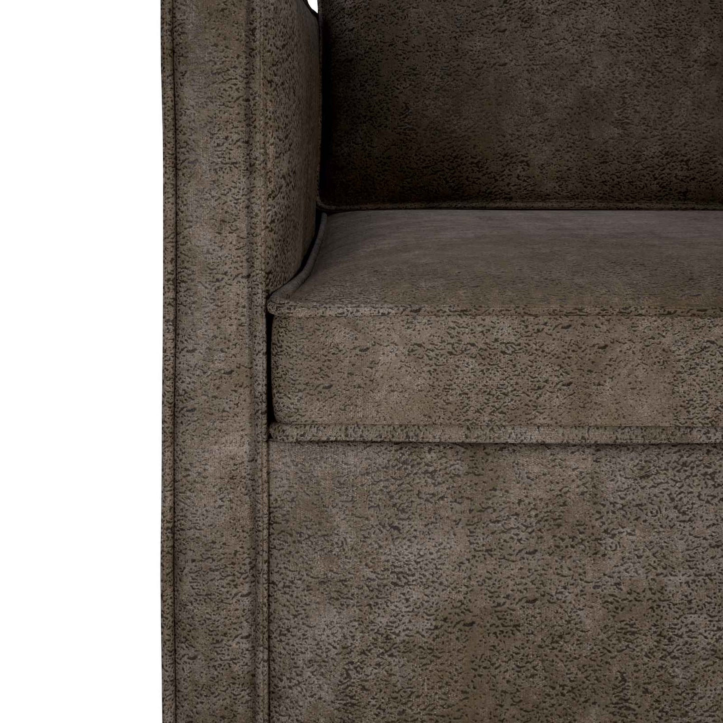 vidaXL 3 Seater Sofa Dark Grey 190 x 81 x 82 cm Faux Suede Fabric