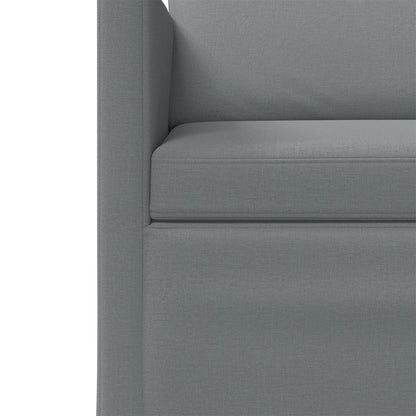vidaXL Armchair Light Grey 70 x 81 x 82 cm Fabric