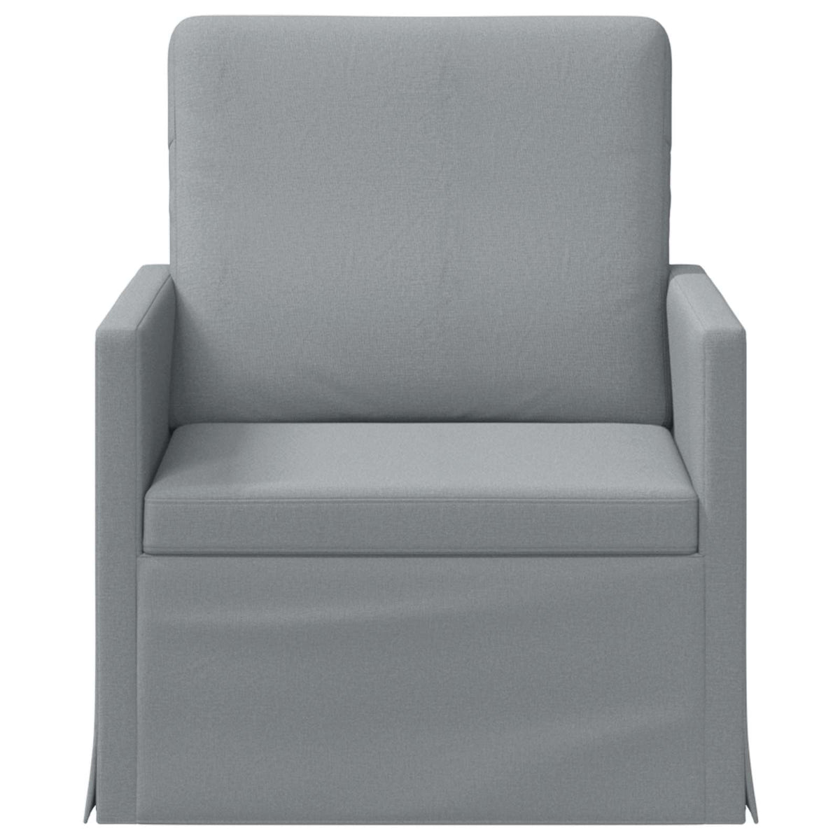 vidaXL Armchair Light Grey 70 x 81 x 82 cm Fabric