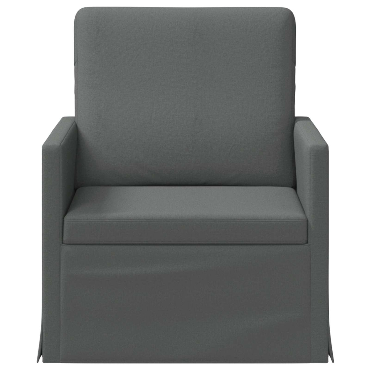 vidaXL Armchair Dark Grey 70 x 81 x 82 cm Fabric