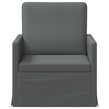 vidaXL Armchair Dark Grey 70 x 81 x 82 cm Fabric
