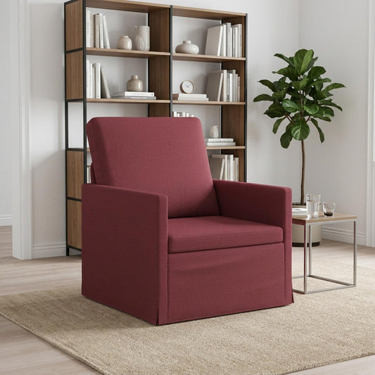 vidaXL Armchair Wine Red 70 x 81 x 82 cm Fabric