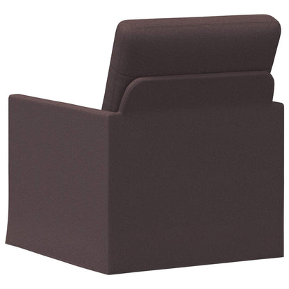 vidaXL Armchair Dark Brown 70 x 81 x 82 cm Fabric