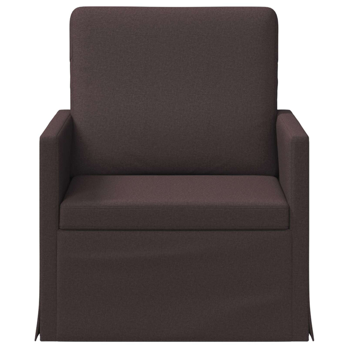 vidaXL Armchair Dark Brown 70 x 81 x 82 cm Fabric