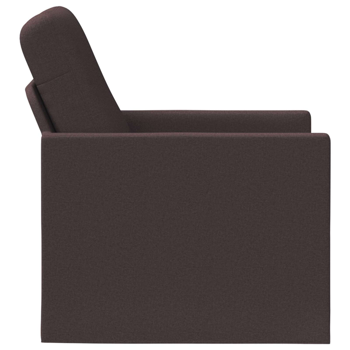 vidaXL Armchair Dark Brown 70 x 81 x 82 cm Fabric