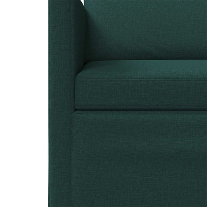 vidaXL Armchair Dark Green 70 x 81 x 82 cm Fabric
