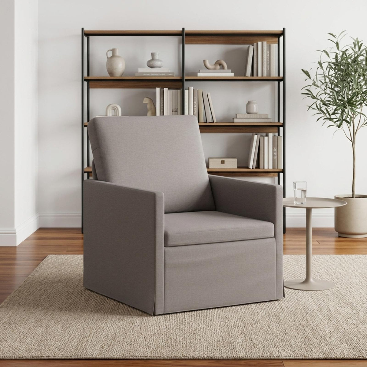 vidaXL Armchair Taupe 70 x 81 x 82 cm Fabric