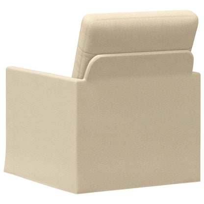 vidaXL Armchair Cream 70 x 81 x 82 cm Fabric