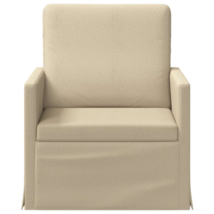 vidaXL Armchair Cream 70 x 81 x 82 cm Fabric