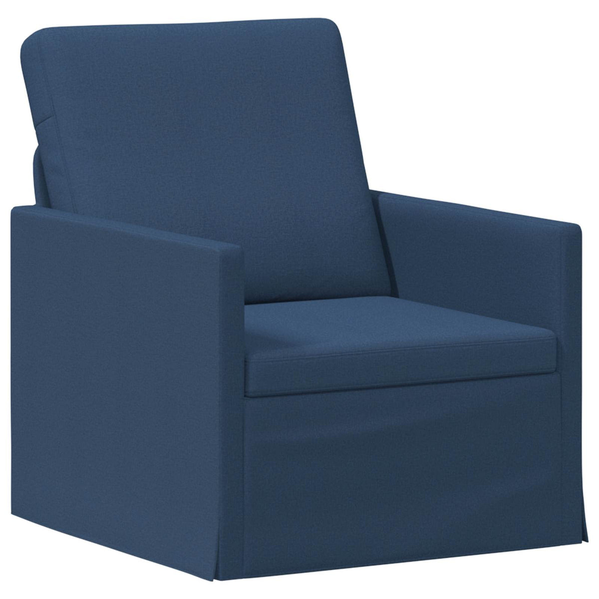 vidaXL Armchair Blue 70 x 81 x 82 cm Fabric
