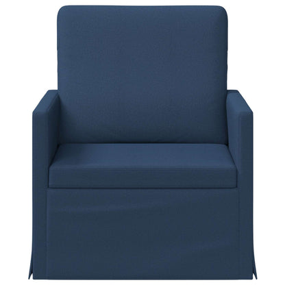vidaXL Armchair Blue 70 x 81 x 82 cm Fabric
