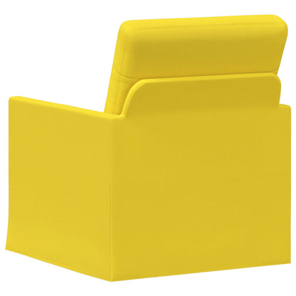 vidaXL Armchair Light Yellow 70 x 81 x 82 cm Fabric
