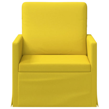 vidaXL Armchair Light Yellow 70 x 81 x 82 cm Fabric