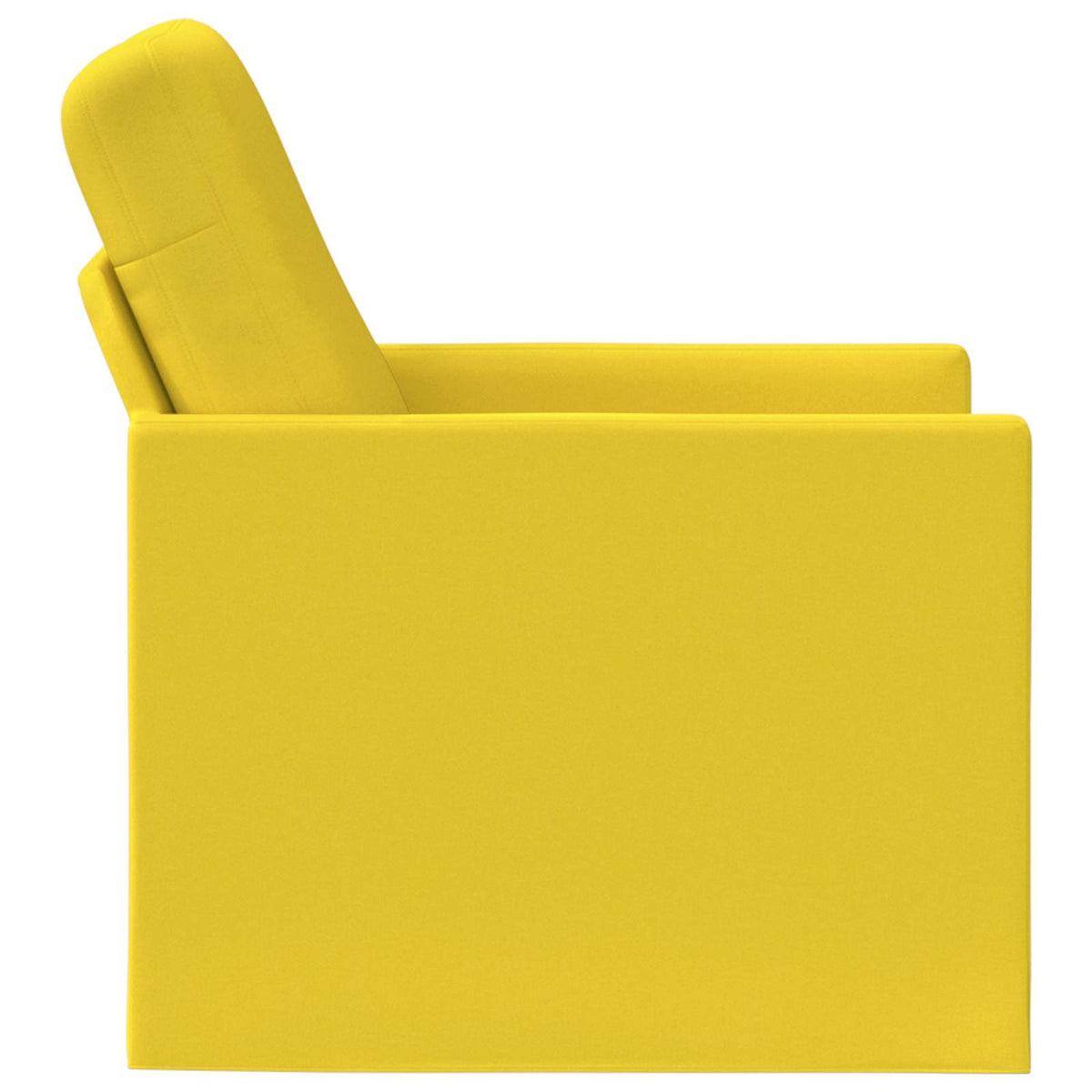 vidaXL Armchair Light Yellow 70 x 81 x 82 cm Fabric