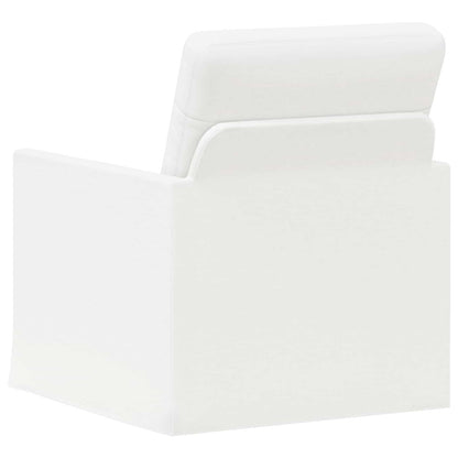 vidaXL Armchair White 70 x 81 x 82 cm Fabric